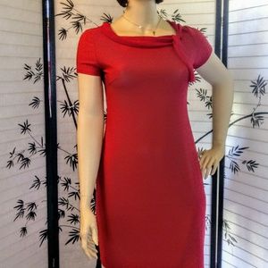 Plus size Red lycra dress